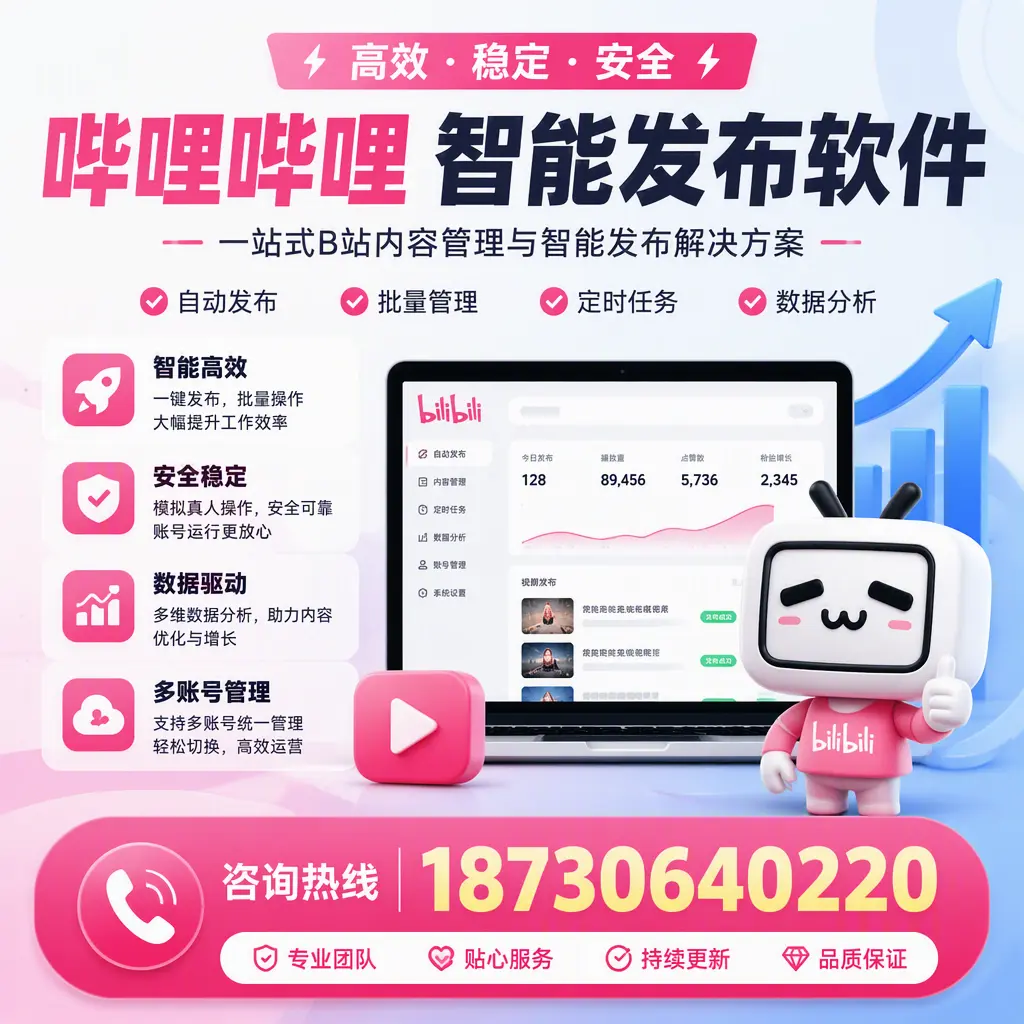 哔哩哔哩智能发布软件适用场景分析：在 晋城 的最佳实践