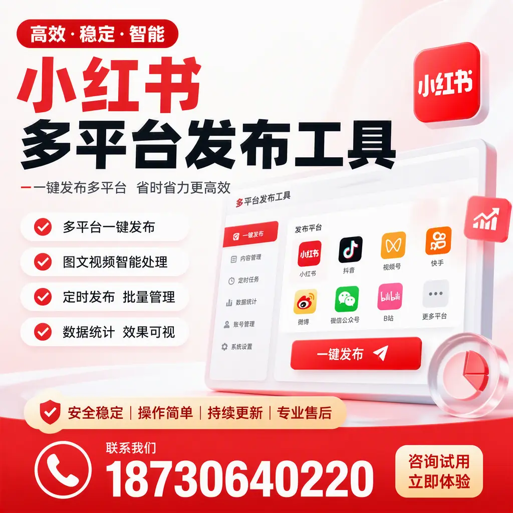 小红书多平台发布工具在 晋城 的应用与优势解析