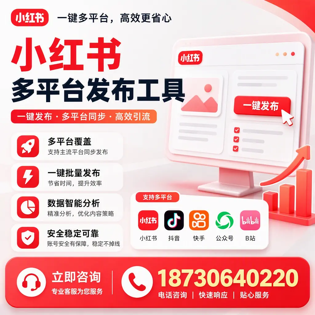 小红书多平台发布工具在 晋城 的应用与优势解析