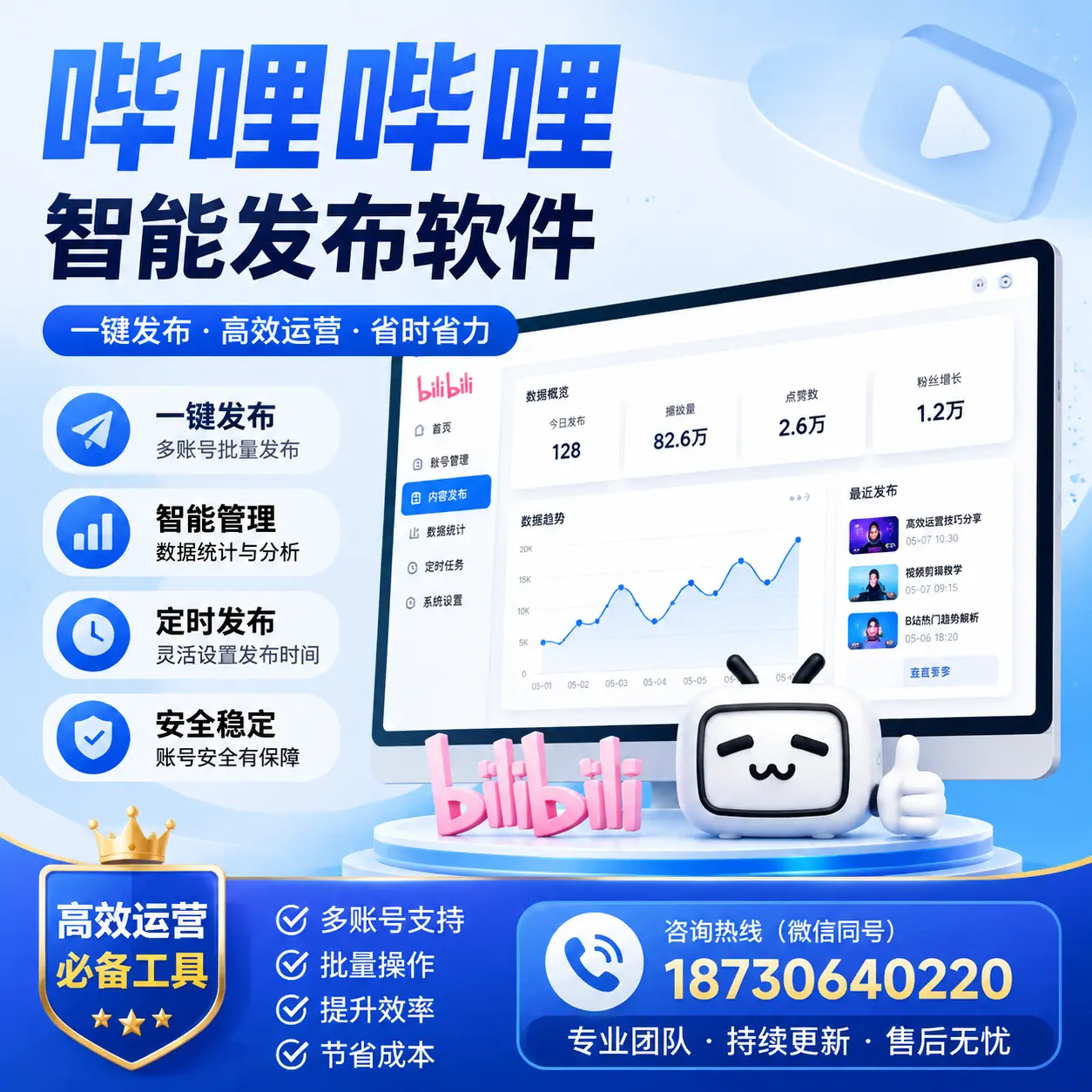 解密哔哩哔哩智能发布软件：功能与优势分析在 晋城